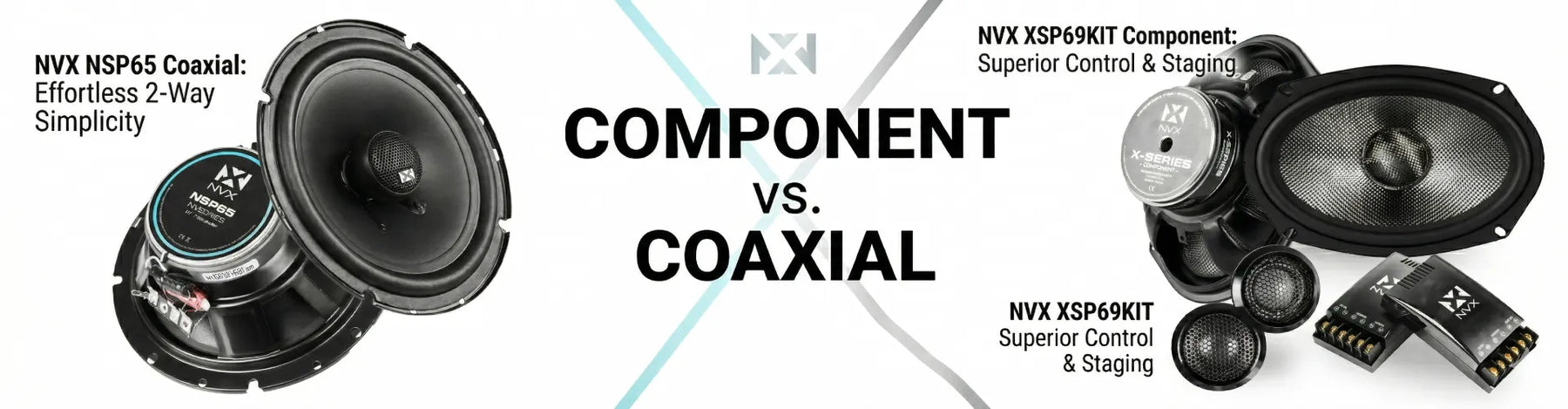 NVX Component vs Coaxial Speakers