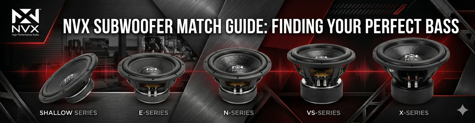NVX Subwoofer Match Guide