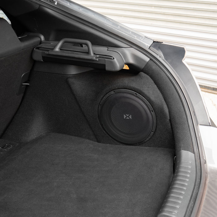 2017-2021 Honda Civic Hatchback - Custom 10" 350W RMS Loaded Subwoofer Enclosure | BE-HON-CVCHB-G10