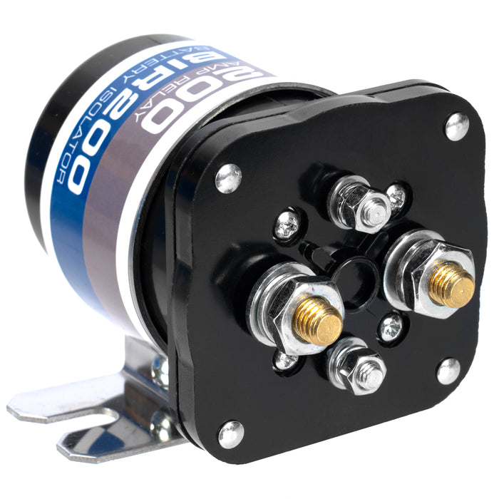 BIR200 200-Amp High Current Dual Battery Isolator and Relay for Car Audio Systems (Handles up to 300-Amp Surge)