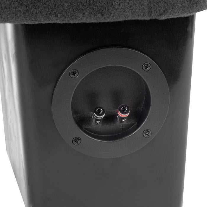 Custom Fit Single 10" Fiberglass Empty BOOST Sealed Enclosure - 2006-2013 Chevrolet Corvette C6 Coupe - UBE-GM-VETC6