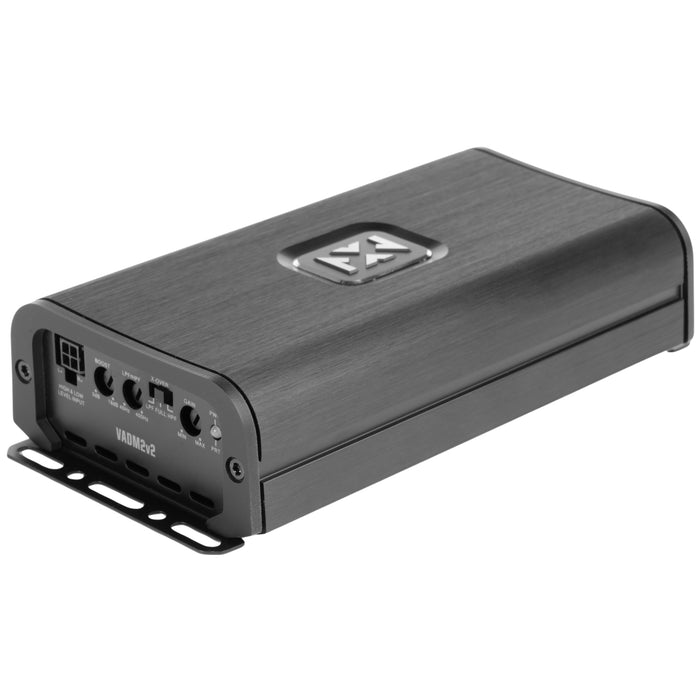 VADM2 v2 (VADM2v2) 600W RMS V-Series Micro Full-Range Class-D 2-Channel Amplifier (Marine Certified)