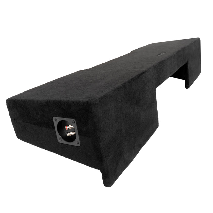 Custom Fit Dual 10" Empty BOOST Sealed Truck Enclosure - 2008-2013 Chevrolet Silverado, GMC Sierra - VE-GM-SLVECG2-D10S