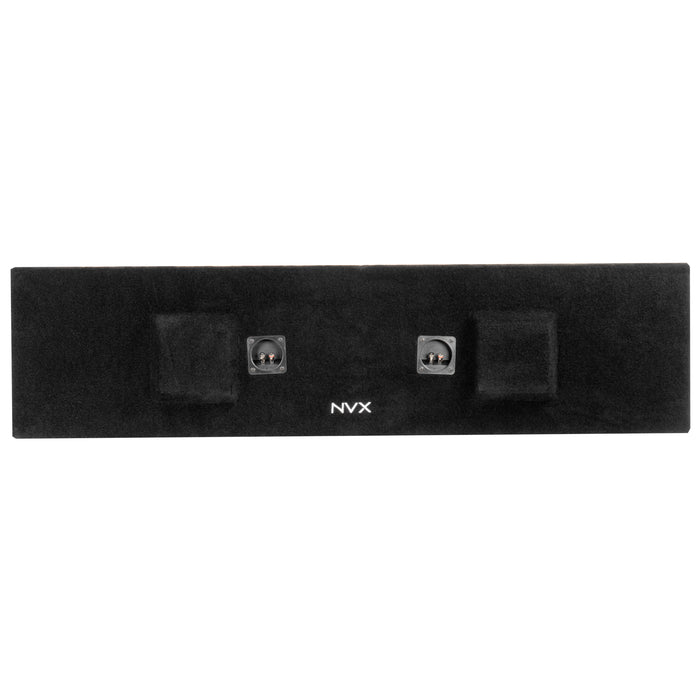Custom Fit Dual 10" Empty BOOST Sealed Truck Enclosure - 2009-2018 Ford F-150 Super Crew Cab Trucks - VE-FRD-150CCG12-D10S