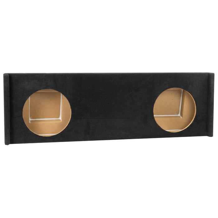 Custom Fit Dual 12" Empty BOOST Sealed Truck Enclosure - 2007-2013 Chevrolet Silverado, GMC Sierra Crew Cab Trucks - VE-GM-SLVCCG2-D12S
