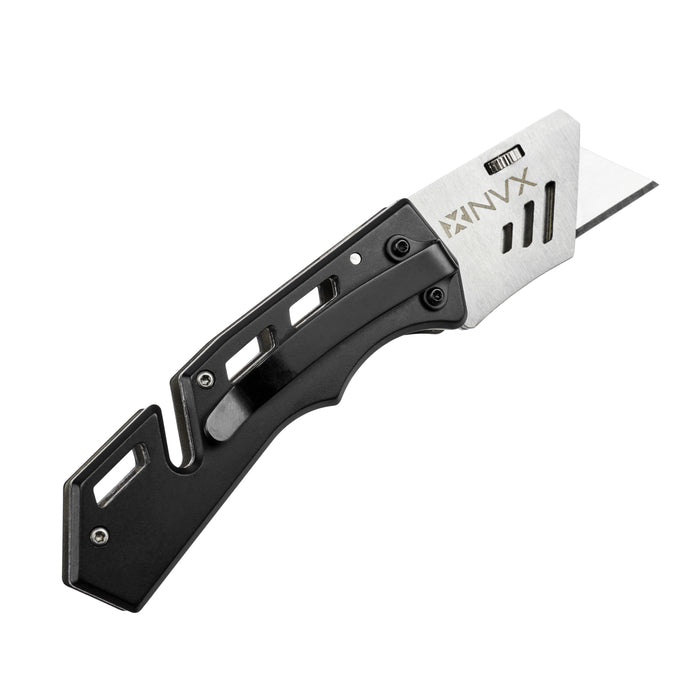 VKN2BK Black Handle Stainless Steel Utility Knife