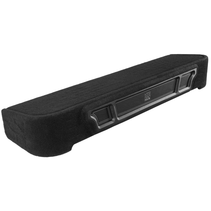Custom Fit 700W RMS Dual 10" Loaded BOOST Sealed Truck Enclosure with LED Lighting - 2009-2026 Ford F-Series - BE-FD-09F150SC-S210