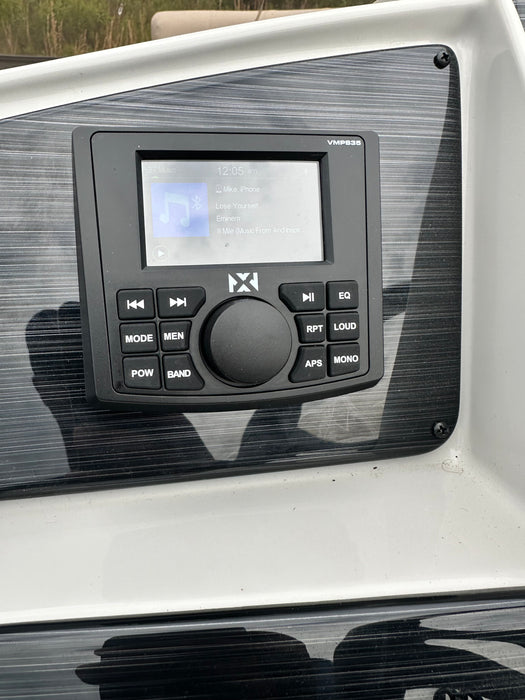 NVX VMPS35 Marine Receiver, MVSP8 Speakers, MVTSP8W Tower Speaker Bundle