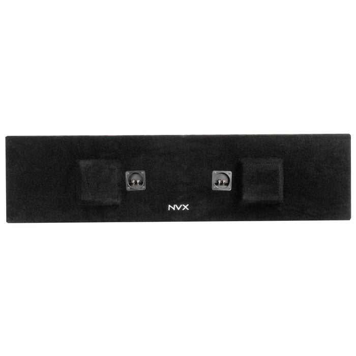Custom Fit 700W RMS Dual 10" Loaded BOOST Sealed Truck Enclosure - 2009-2018 Ford F-150 Super Crew Cab - LVE-FRD-150CCG12-D10S