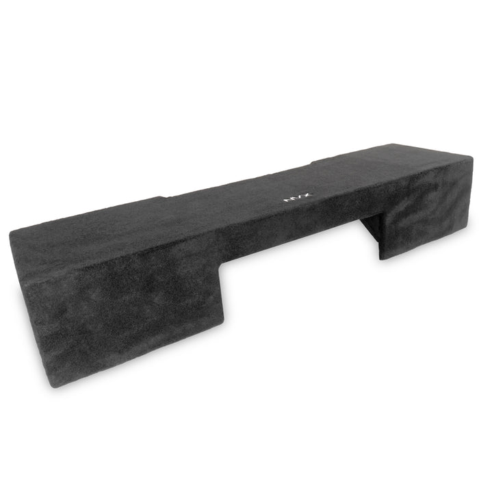 Custom Fit 800W RMS Dual 12" Loaded BOOST Sealed Truck Enclosure - 2008-2013 Chevrolet Silverado and GMC Sierra Extended Cab - LVE-GM-SLVECG2-D12S