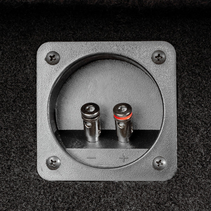 Custom Fit 800W RMS Dual 12" Loaded BOOST Sealed Truck Enclosure - 2008-2013 Chevrolet Silverado and GMC Sierra Extended Cab - LVE-GM-SLVECG2-D12S