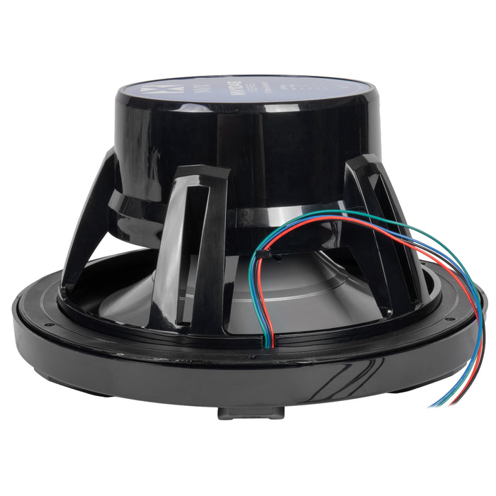 NVX MV104B 10" V-Series Marine Subwoofer with LED (Black)