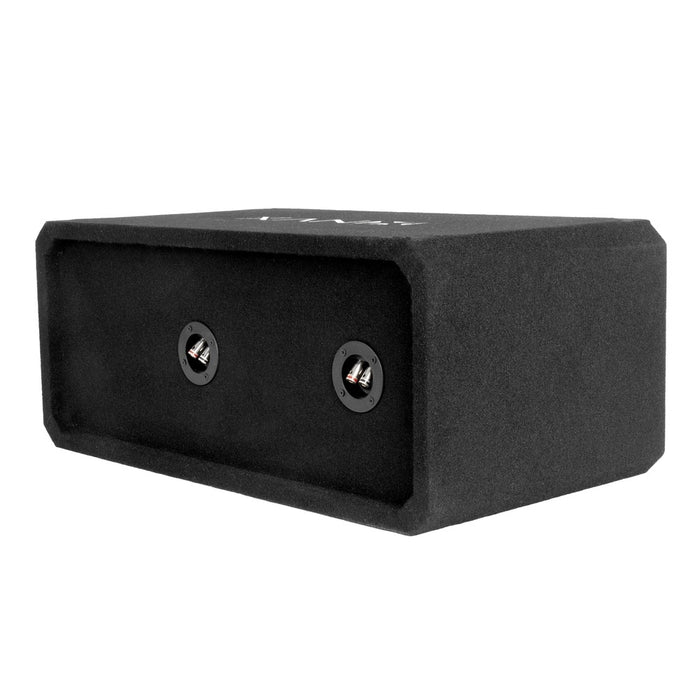 NVX Dual 8" Complete Bass System w/  Ported Box, Amp, and Wiring Kit