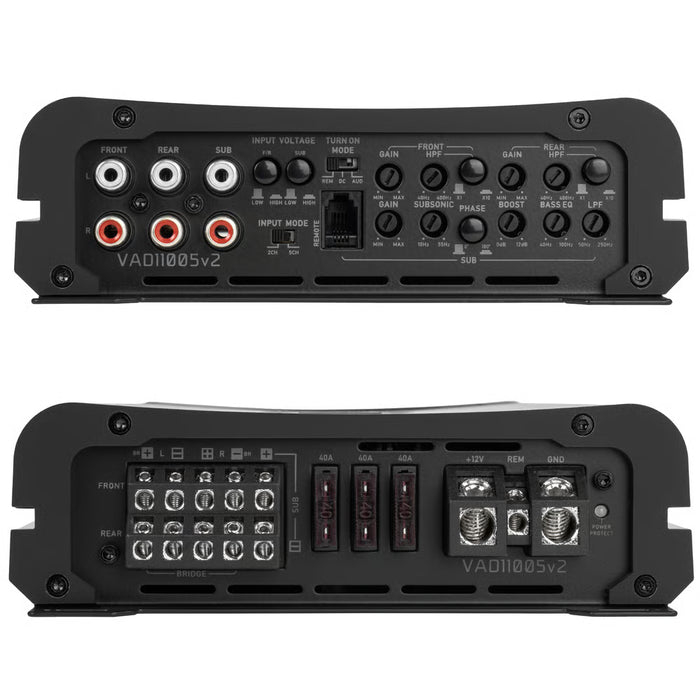 NVX NMPS20 Receiver, 2x MVSP65 Marine Speakers, MV104W Subwoofer, vad11005v2