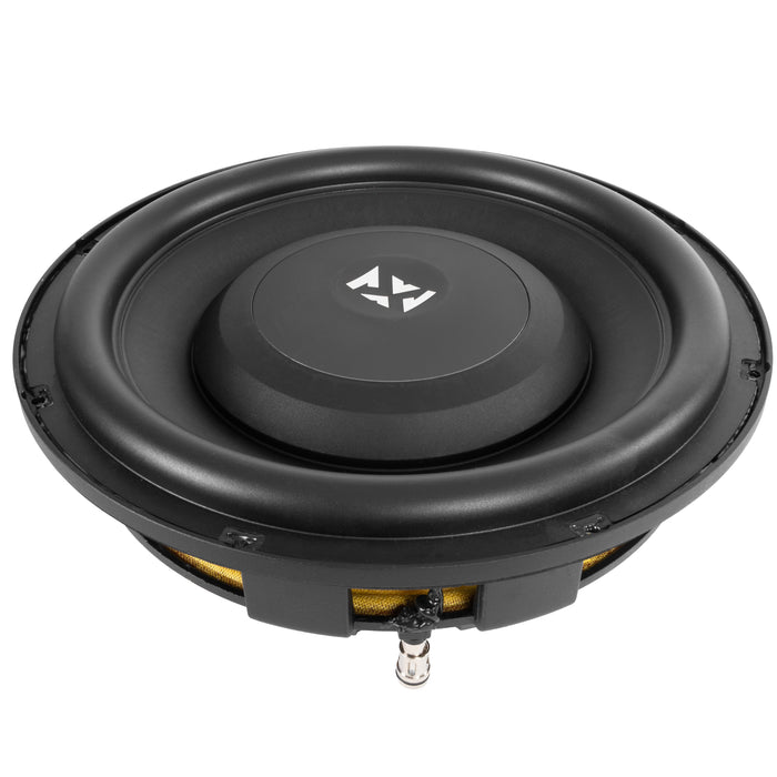 SQW104 1200W Peak (600W RMS) 10" SQ-Series Dual 4-ohm Shallow-Mount Car Subwoofer