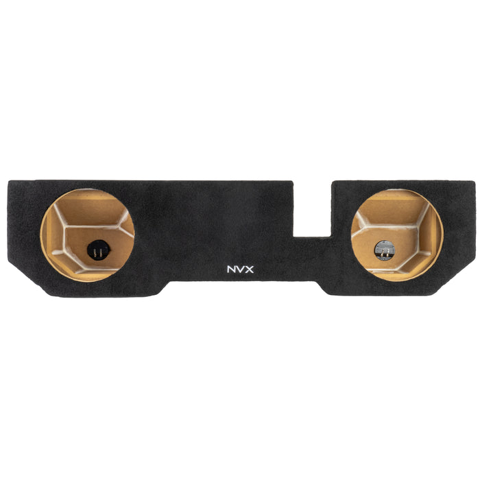 Custom Fit Dual 12" Empty BOOST Sealed Truck Enclosure - 2002-2018 Ram Quad and Crew Cab Trucks - VE-DOD-RAMQCCG3-D12S
