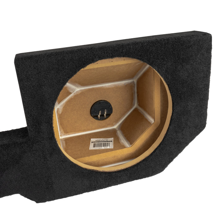 Custom Fit Dual 12" Empty BOOST Sealed Truck Enclosure - 2002-2018 Ram Quad and Crew Cab Trucks - VE-DOD-RAMQCCG3-D12S