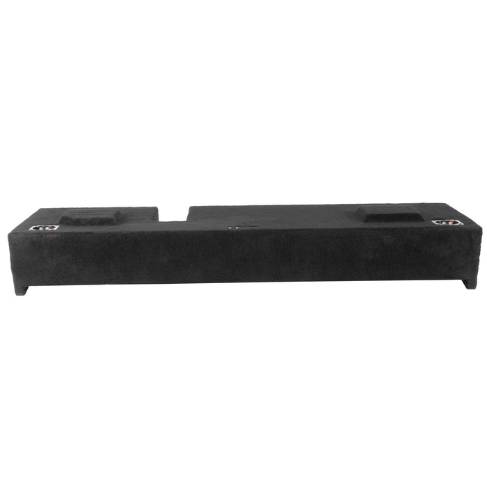 Custom Fit Dual 12" Empty BOOST Sealed Truck Enclosure - 2009-2018 Ford F-150 Extended Cab Trucks - VE-FRD-150CECG12-D12S