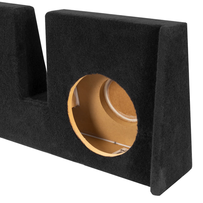 Custom Fit Dual 10" Empty BOOST Sealed Truck Enclosure - 2009-2018 Ford F-150 Extended Cab Trucks - VE-FRD-150CECG12-D12S