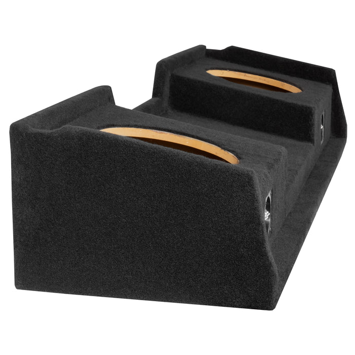 Custom Fit Single 10" Empty BOOST Sealed Truck Enclosure - 1996-2006 Chevy Silverado, GMC Sierra Extended Cab Trucks - VE-GM-SLVECG1-D10S