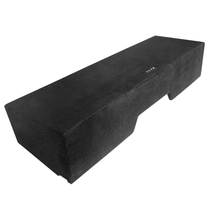 Custom Fit Single 10" Empty BOOST Sealed Truck Enclosure - 1996-2006 Chevy Silverado, GMC Sierra Extended Cab Trucks - VE-GM-SLVECG1-D10S