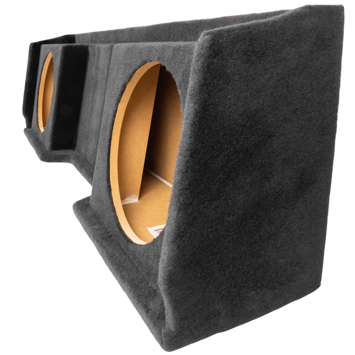 Custom Fit Single 12" Empty BOOST Sealed Truck Enclosure - 1996-2006 Chevy Silverado, GMC Sierra Extended Cab Trucks - VE-GM-SLVECG1-D12S