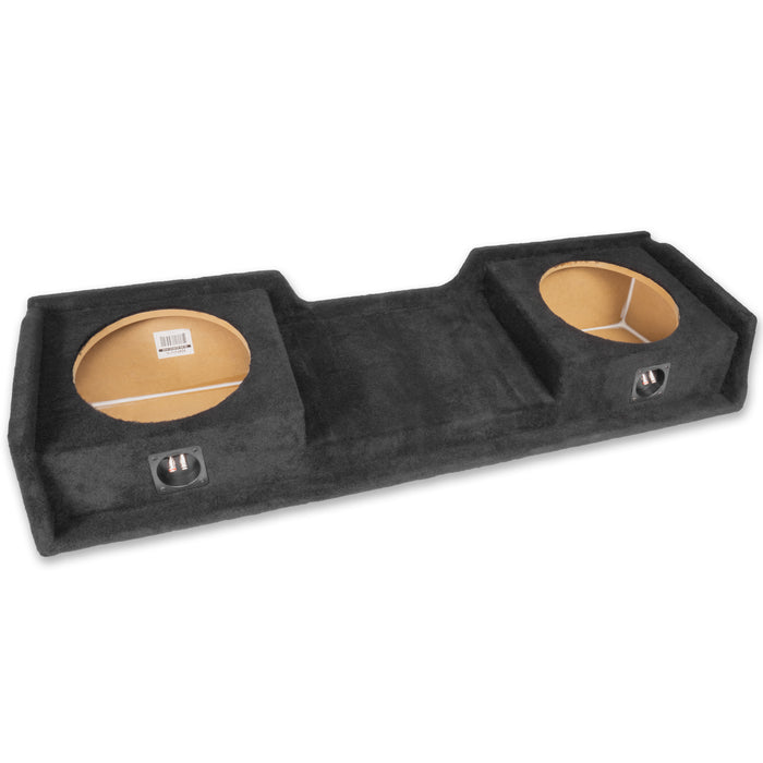 Custom Fit Single 12" Empty BOOST Sealed Truck Enclosure - 1996-2006 Chevy Silverado, GMC Sierra Extended Cab Trucks - VE-GM-SLVECG1-D12S