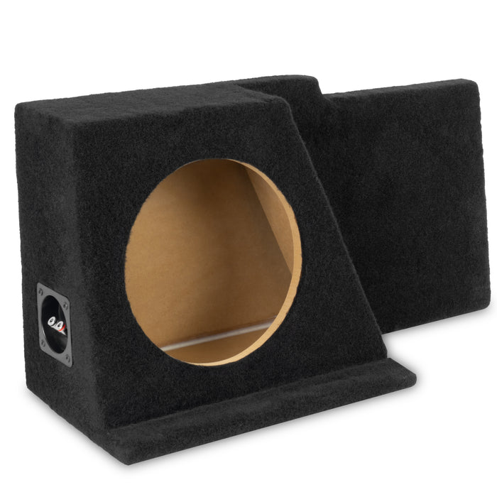 Custom Fit Single 10" Empty BOOST Sealed Truck Enclosure - 2008-2013 Chevrolet Silverado 1500, GMC Sierra 1500 - VE-GM-SLVECG2-S10S