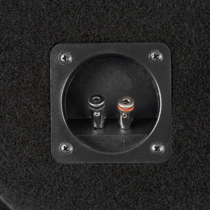 Custom Fit Dual 10" Empty BOOST Sealed Truck Enclosure - 2004-2018 Nissan Titan Crew and King Cab - VE-NIS-TTNCKCG1-D10S