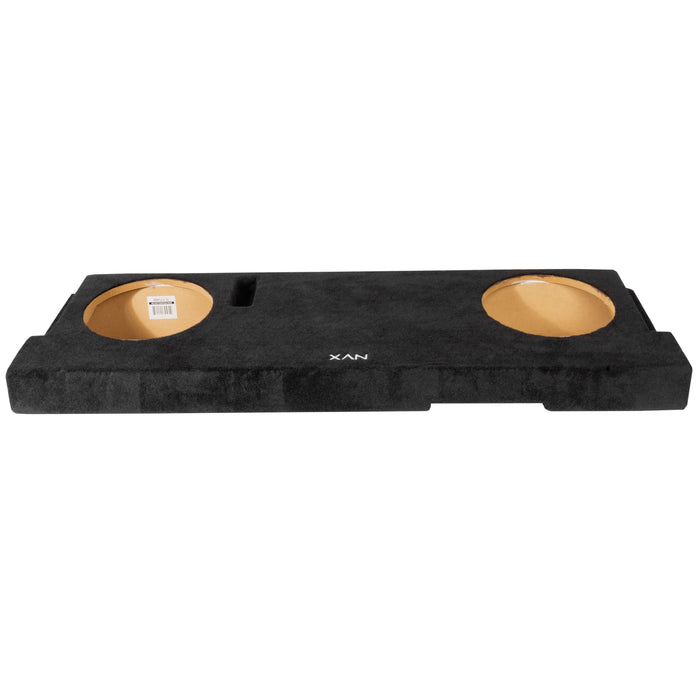 Custom Fit Dual 12" Empty BOOST Sealed Truck Enclosure - 2014-2021 Toyota Tundra Double Cab Trucks - VE-TOY-TUNCCG2-D12S