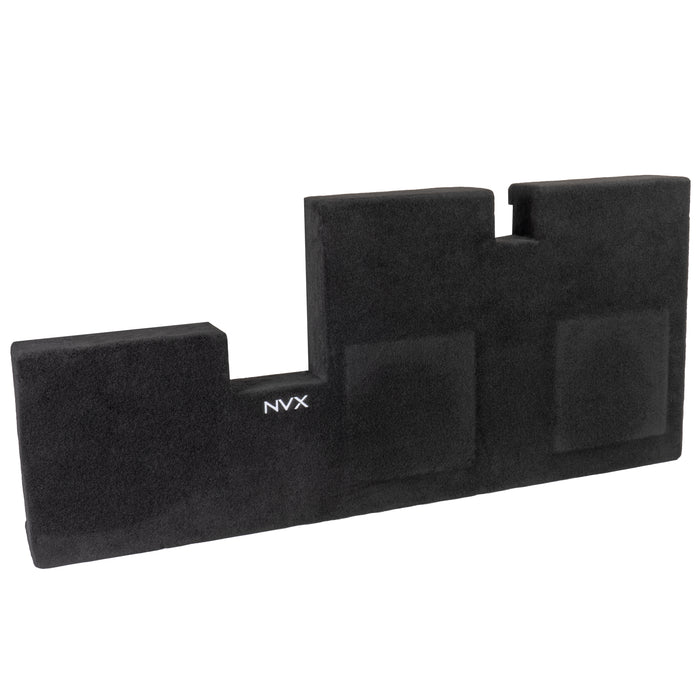 Custom Fit Dual 10" Sealed Empty Down Firing Subwoofer Enclosure - 2007-2017 Toyota Tundra Double Cab Trucks - VE-TOY-TUNDCG2-D10S