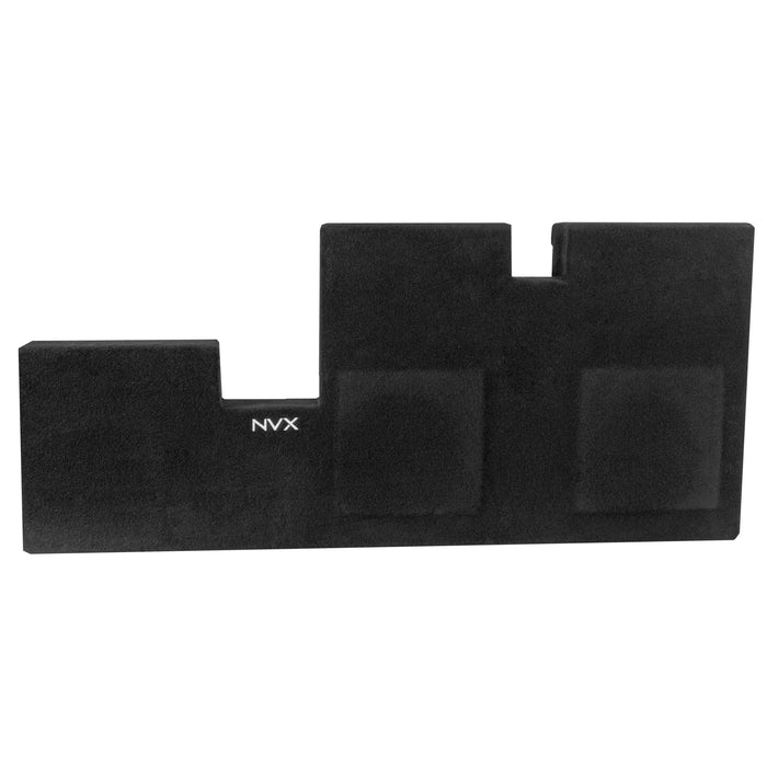 Custom Fit Dual 10" Sealed Empty Down Firing Subwoofer Enclosure - 2007-2017 Toyota Tundra Double Cab Trucks - VE-TOY-TUNDCG2-D10S