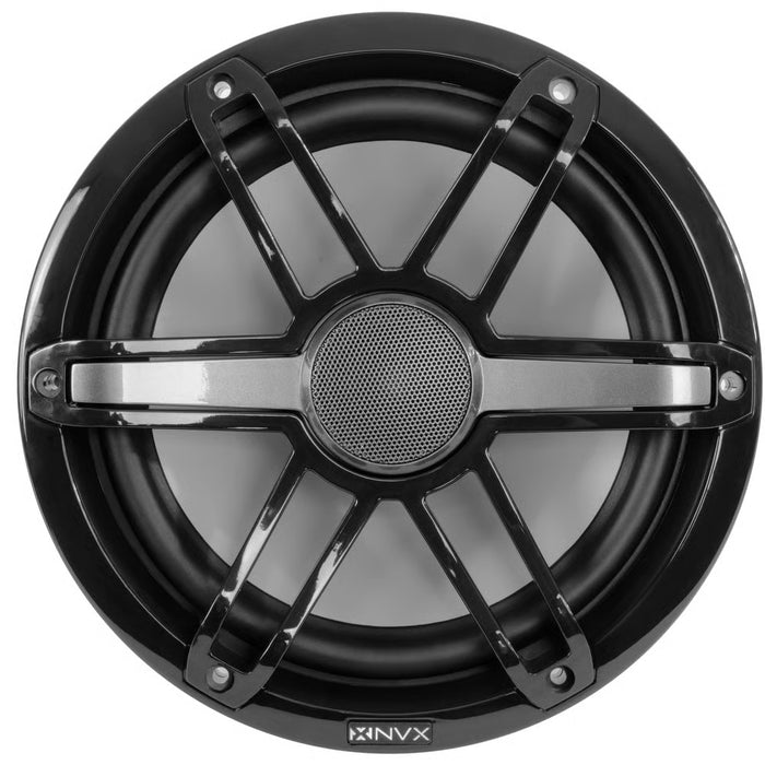 NVX VMPS35 Marine Receiver, MVSP8 Speakers, MVTSP8W Tower Speaker Bundle