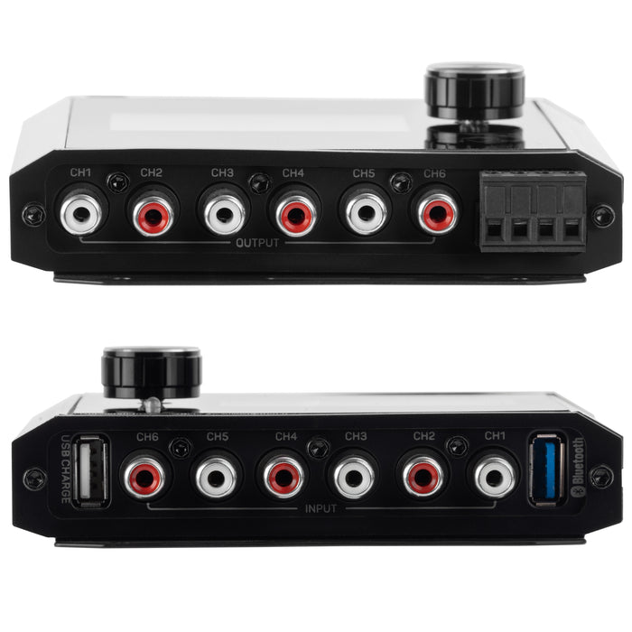 XDSP66BT 6-Channel X-Series Digital Signal Processor with 2.75" LCD Display and Bluetooth Streaming Dongle