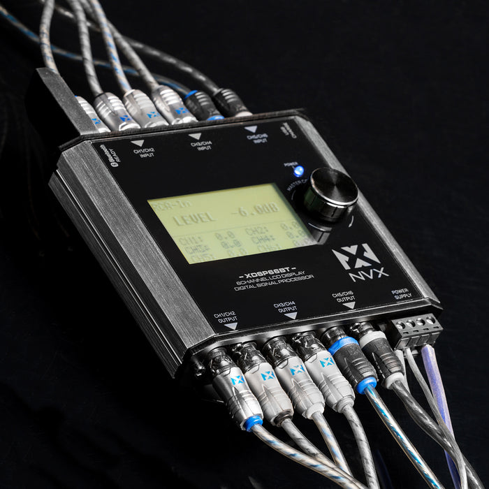 XDSP66BT 6-Channel X-Series Digital Signal Processor with 2.75" LCD Display and Bluetooth Streaming Dongle