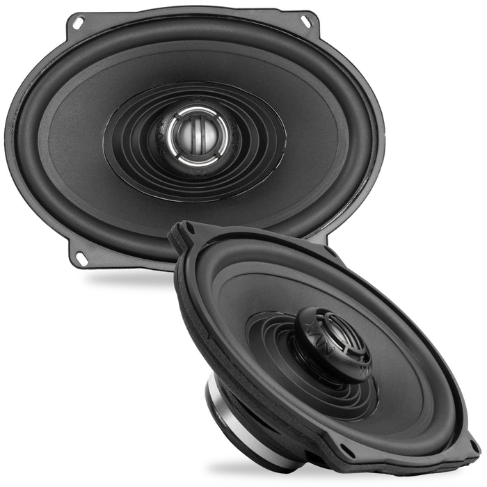 XFHD57L 600W Peak (300W RMS) 5x7" XF-Series 2 Way Coaxial 2-ohm Saddlebag Lid Speakers for select 2014-2023 vehicles from Harley Davidson Touring Models