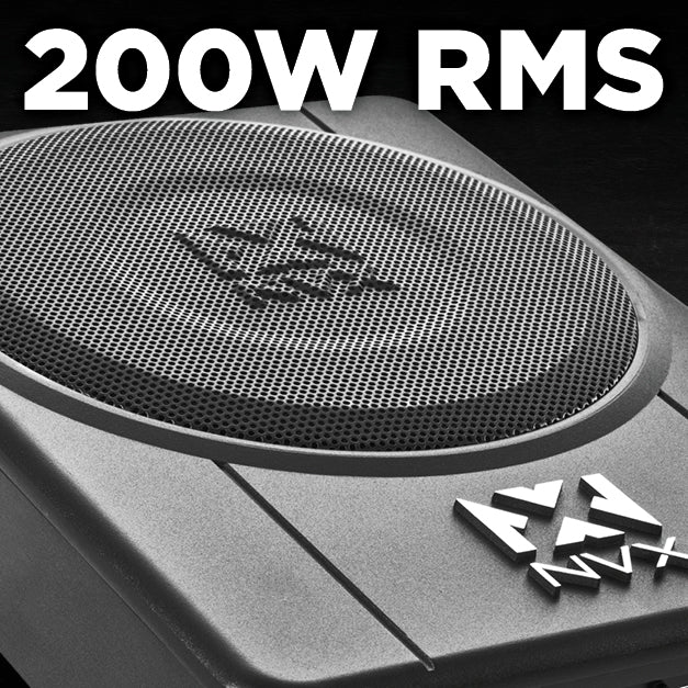 QBUS10P 500W Peak (200W RMS) 10" Under-Seat Powered Car Subwoofer System