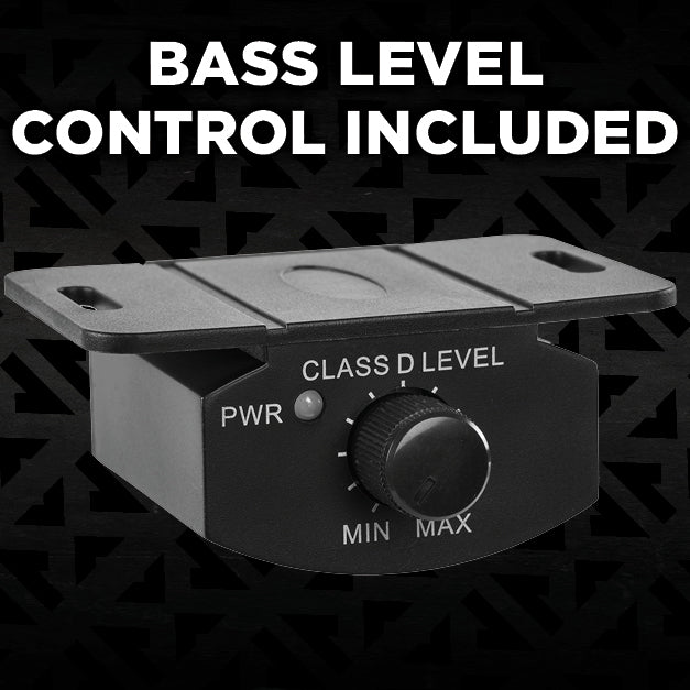 QBUS8P 300W Peak (150W RMS) 8" Under-Seat Powered Car Subwoofer System