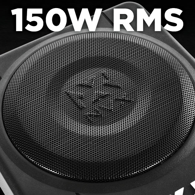 QBUS8P 300W Peak (150W RMS) 8" Under-Seat Powered Car Subwoofer System