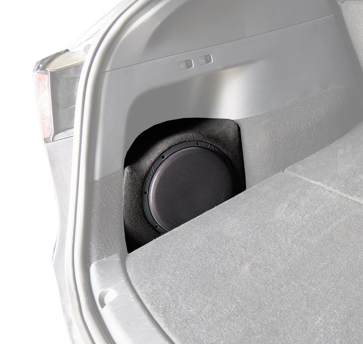 2020-2023 Tesla Model Y - Custom 500W RMS 10" Loaded Subwoofer Enclosure | NVX BE-TSLAY-G1D (Drivers Side)