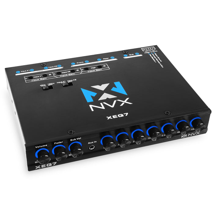 XEQ7 7-Band Graphic Equalizer with Dual Auxiliary Input