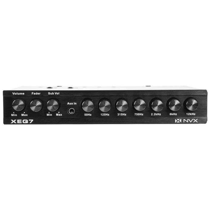 XEQ7 7-Band Graphic Equalizer with Dual Auxiliary Input