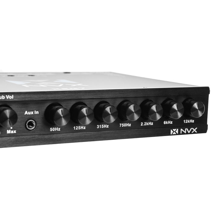 XEQ7 7-Band Graphic Equalizer with Dual Auxiliary Input