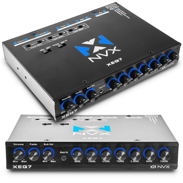 XEQ7 7-Band Graphic Equalizer with Dual Auxiliary Input