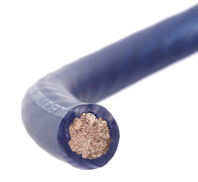 XW0BL20 20 ft 1/0-Gauge EnvyFlex True Spec Oxygen-Free Copper Power and Ground Wire (Blue)