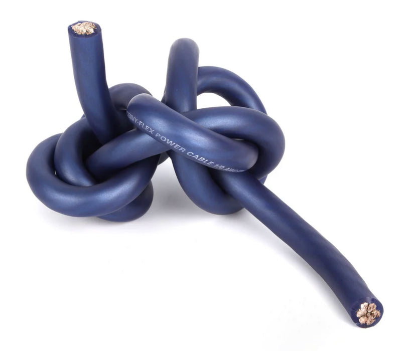 XW0BL20 20 ft 1/0-Gauge EnvyFlex True Spec Oxygen-Free Copper Power and Ground Wire (Blue)