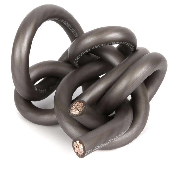 XW0GR5 5 ft 1/0-Gauge EnvyFlex True Spec Oxygen-Free Copper Power and Ground Wire (Gray)