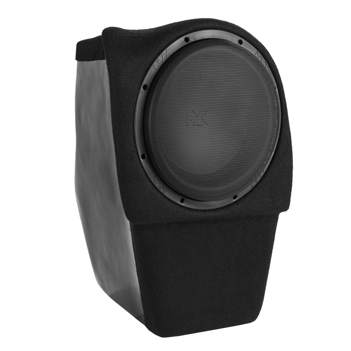 2020-2023 Tesla Model Y - Custom 500W RMS 10" Loaded Subwoofer Enclosure | NVX BE-TSLAY-G1P (Passenger Side)