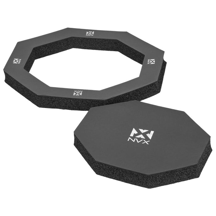 FRING46 Universal 4x6" Self-Adhesive Foam Speaker Baffle Ring Kit (Pack of 2)