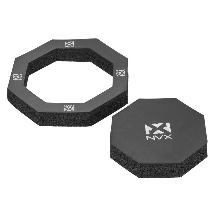FRING525 Universal 5.25" Self-Adhesive Foam Speaker Baffle Ring Kit (Pack of 2)